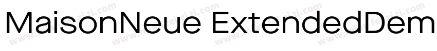 MaisonNeue ExtendedDemiBold字体转换